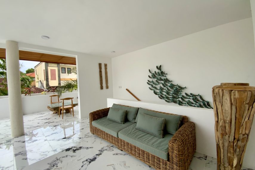 Upstairs couch